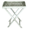FSC® 100% Certified Acacia White Washed Wooden Butler Tray