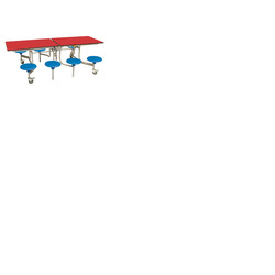 8 Seat Rectangular Mobile Folding Table