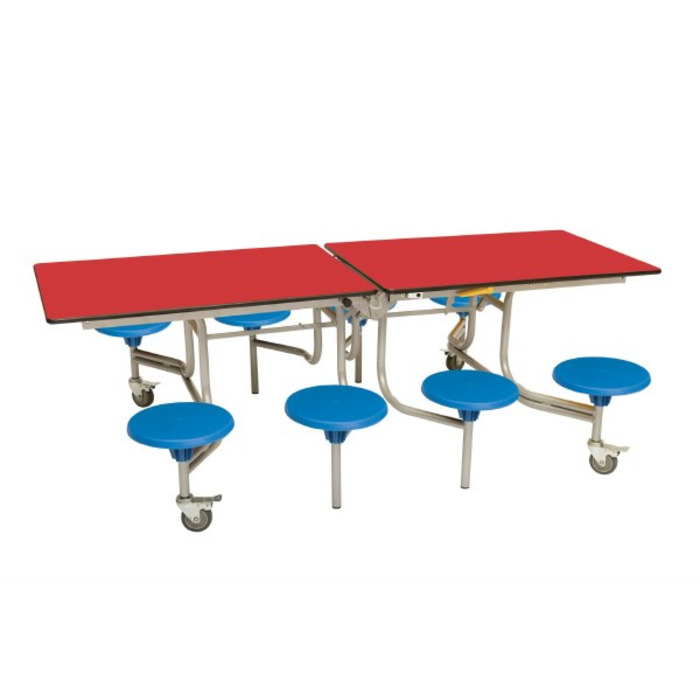 8 Seat Rectangular Mobile Folding Table
