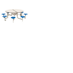 8 Seat Round Mobile Folding Table