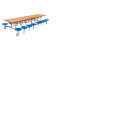 16 Seat Rectangular Mobile Folding Table