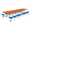 16 Seat Rectangular Mobile Folding Table