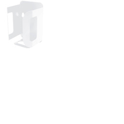 Hand Sanitiser & Bottle Holder Wall Mountable -White 1L