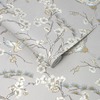 Sublime Japan Cranes Wallpaper Grey 106565