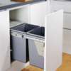 2 Compartment Cupboard Bin