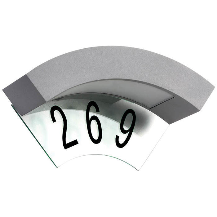 House Number LED Wall Light 240V
