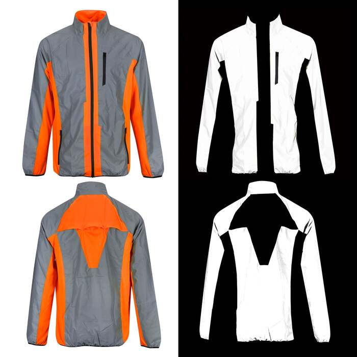 BTR High Visibility Reflective Cycling & Running Jacket. High Vis
