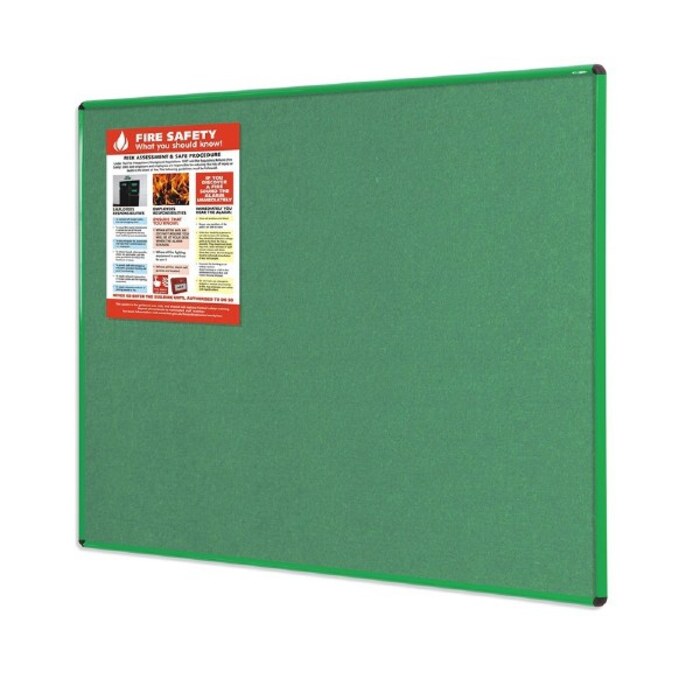 Shield Resist-a-Flame Coloured Frame Eco-Colour Noticeboard