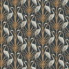 The Chateau by Angel Strawbridge Nouveau Heron Wallpaper Navy NOH/NAV/WP