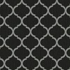 Crystal Trellis Wallpaper Black / Silver Debona 8895