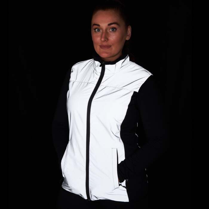 BTR Womens Reflective Cycling & Running High Vis Gilet, Vest