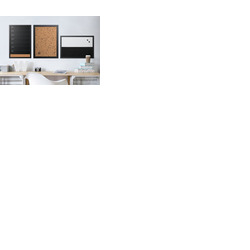 Bi-Office Black & White Message Boards Set