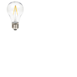 2W Dimmable LED Filament GLS Lamp 2700K - E27 Edison Screw