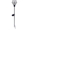 Solar Powered Garden Light - Rustic Copper Finish - Cable Free Stake Support