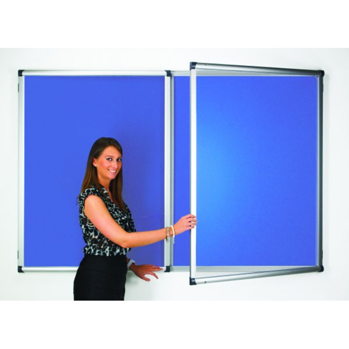 Eco-Sound Blazemaster Metropolitan Frame Tamperproof Noticeboard
