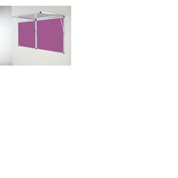 Eco-Sound Top-Hinged Corridor Tamperproof Blazemaster Noticeboard