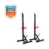 Viavito ST1000 Adjustable Squat Stands with Barbell Spotter Catchers
