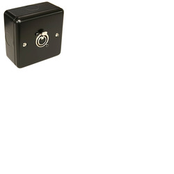 Single XLR 5 Pin Plate with Surface Mount Box - Female