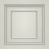 Amara Panel Vinyl Wallpaper Off White / Silver Belgravia 7388