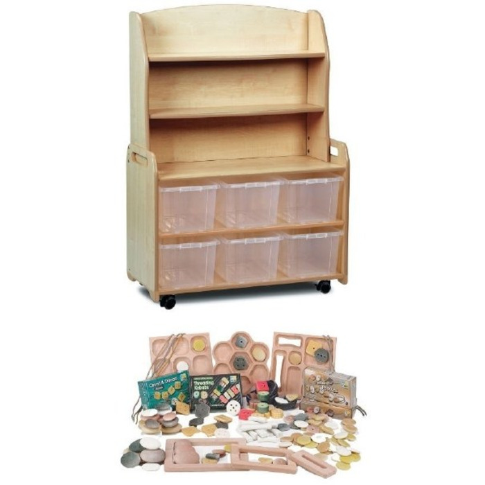 Mobile Welsh Dresser Storage Unit
