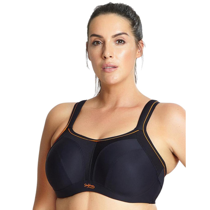 Sculptresse by Panache Underwired Sports Bra - Black - 38G