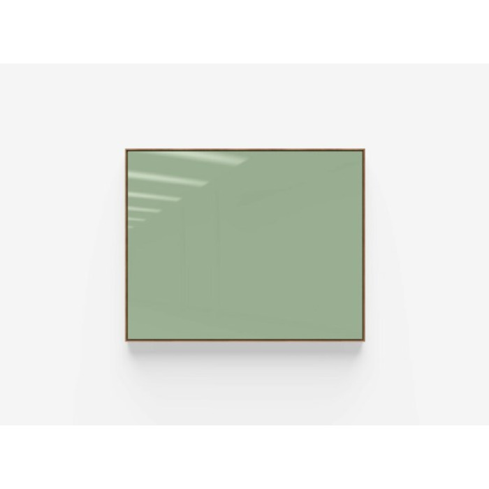 'Area' Oak Framed Glass Board