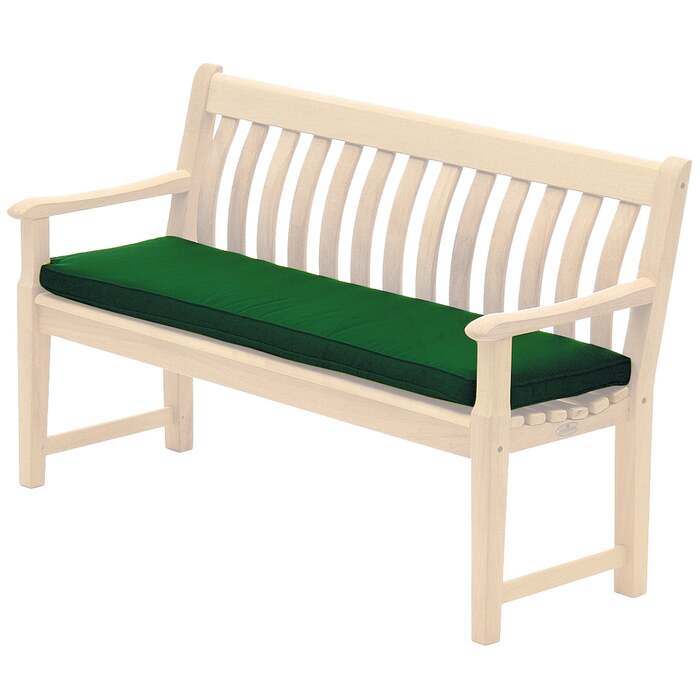 Alexander Rose Olefin 4ft (1. 2m) Bench Cushion - Green
