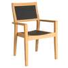 Alexander Rose Roble High Back Stackable Sling Armchair
