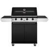 BeefEater 1200E Series 4 Burner Gas Barbecue with Cabinet Trolley and Side Burner
