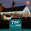 Noma Christmas 240, 360, 480, 720, 960 Snowing Icicle LED Lights with White Cable