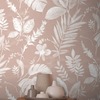 Eden Wallpaper Collection Tane Leaf Blush Muriva L98903
