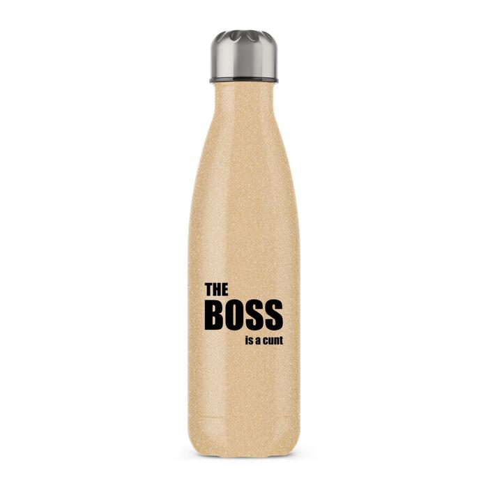 The Boss Is A . . . Swearing Water Bottle