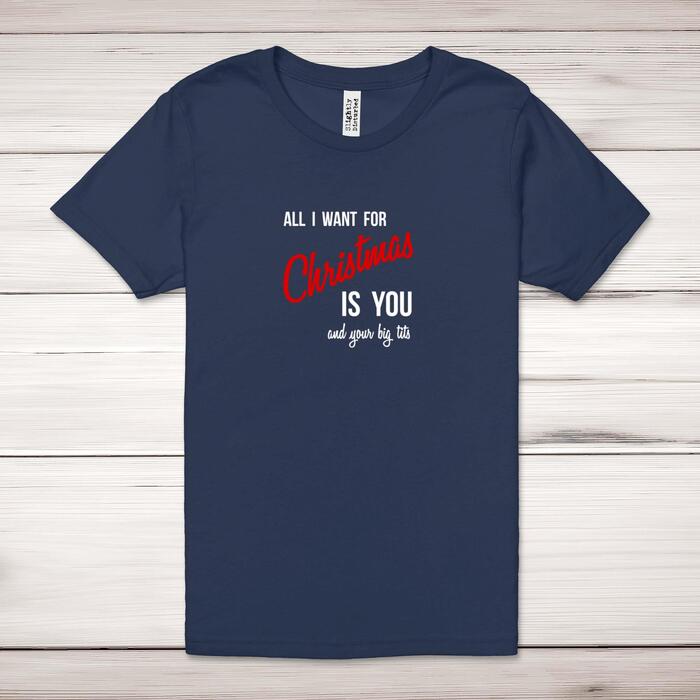 All I Want For Christmas Adult T-Shirt
