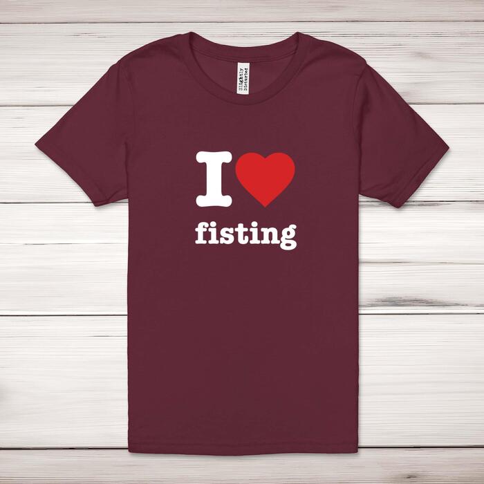 I Love Fisting Adult T-Shirt