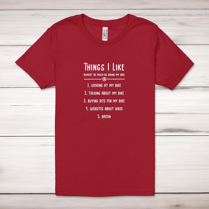 Things I Like My Bike Adult T