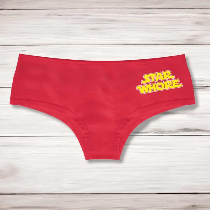 Star Whore Ladies Shortie - Red, Large