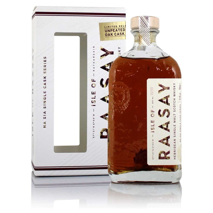 Isle of Raasay Unpeated Chinkapin Oak Na Sia Single Cask Series