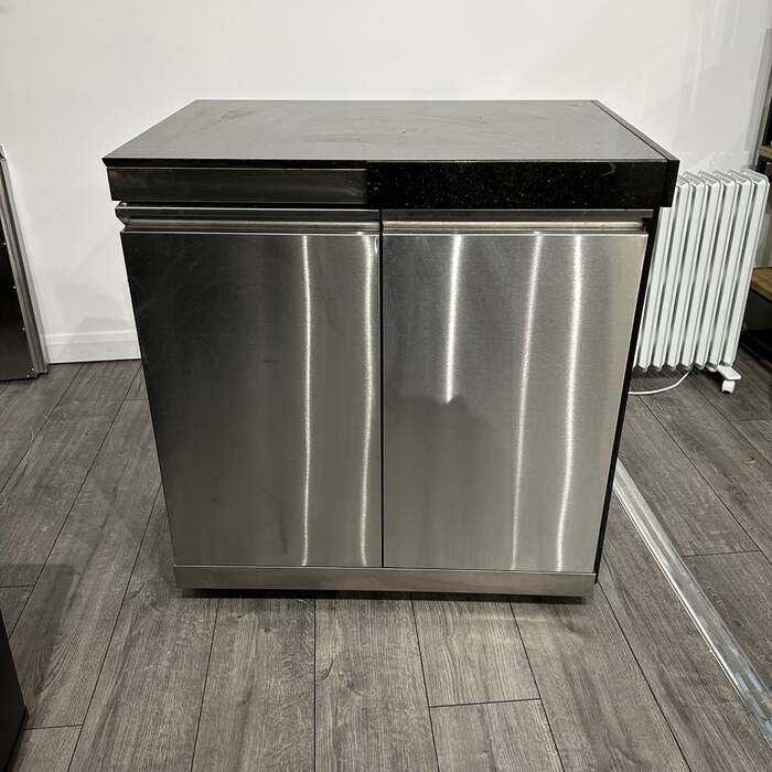 Ex Display Draco Grills Outdoor Kitchen Stainless Steel Double Door Cabinet with Granite Top