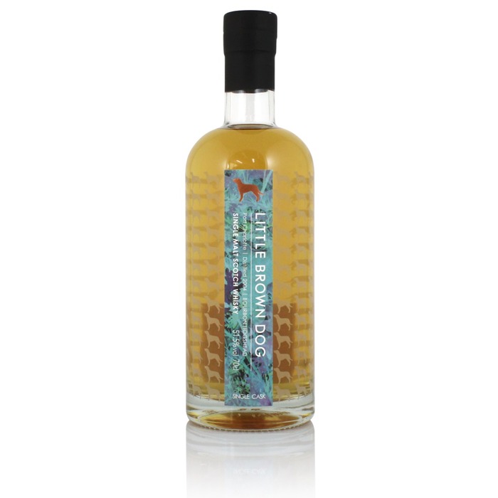 Port Charlotte 2004 18 Year Old Little Brown Dog Single Cask