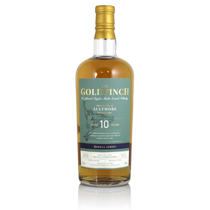 Aultmore 2011 10 Year Old Goldfinch Bodega Series