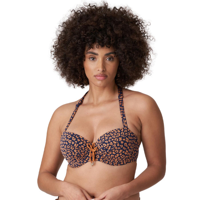 Prima Donna Punta Rata Padded Balcony Bikini Top - Water Blue - 32G