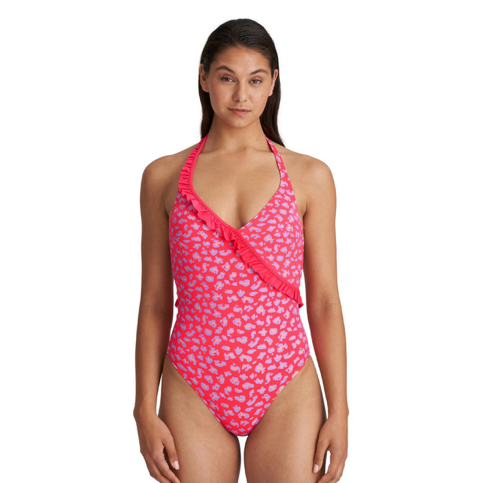 Marie Jo La Gomera Padded Triangle Swimsuit - Deep Sea Coral - M - 12