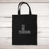 Scrabble Tiles You Fuck Tote Bag