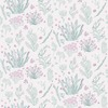 My Kingdom Wild Meadow Pink & Green Wallpaper Muriva A90603