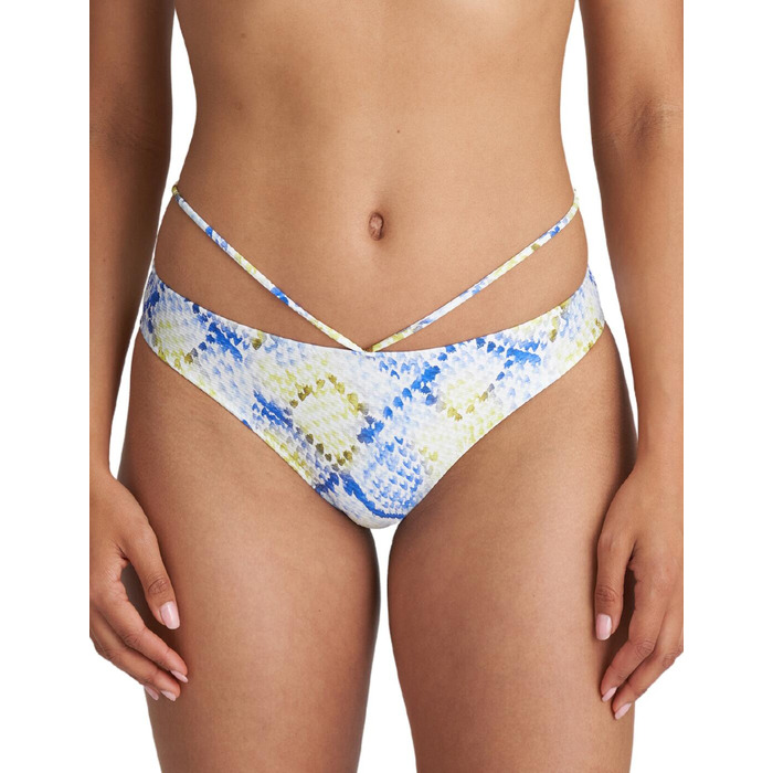Marie Jo Lundey Rio Bikini Brief - Lime Snake - M - 12