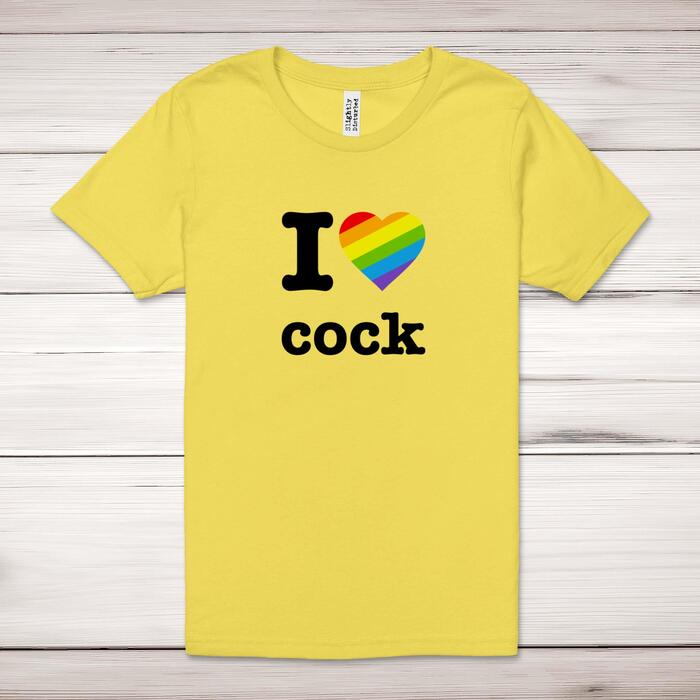 I Love Cock Pride Adult T