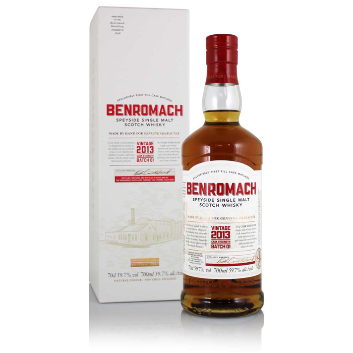 Benromach 2013 Batch 1 Cask Strength 59. 7%