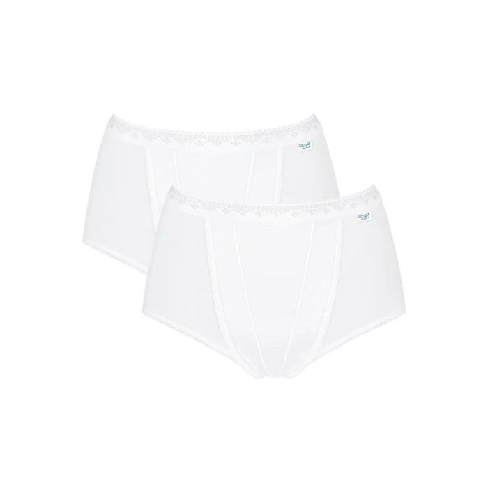 Sloggi Light Control Maxi Brief 2 Pack - White - 3XL - 20