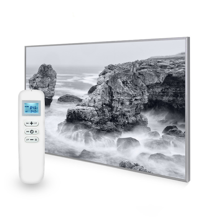 795x1195 Stormy Shore Image Nexus Wi-Fi Infrared Heating Panel 900W - Electric Wall Panel Heater