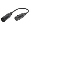 DMX Adaptor Lead 5 Pin XLR Female to 3 Pin XLR Male 20cm